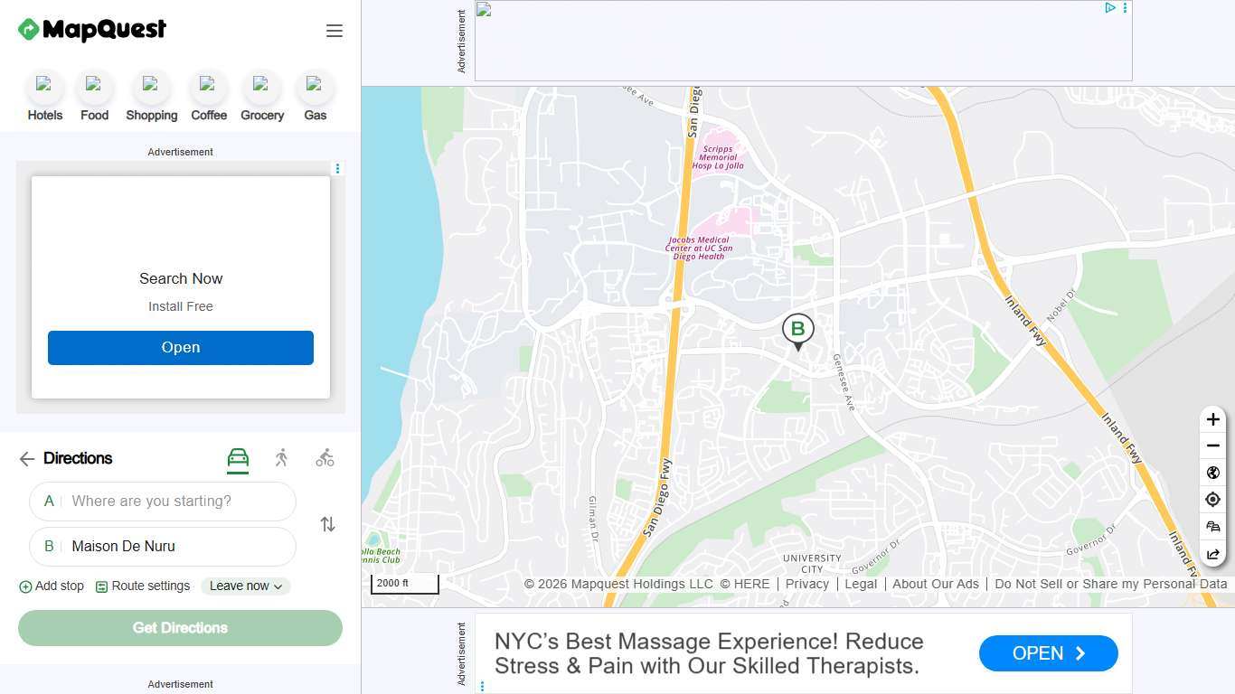 Directions to Maison De Nuru - MapQuest